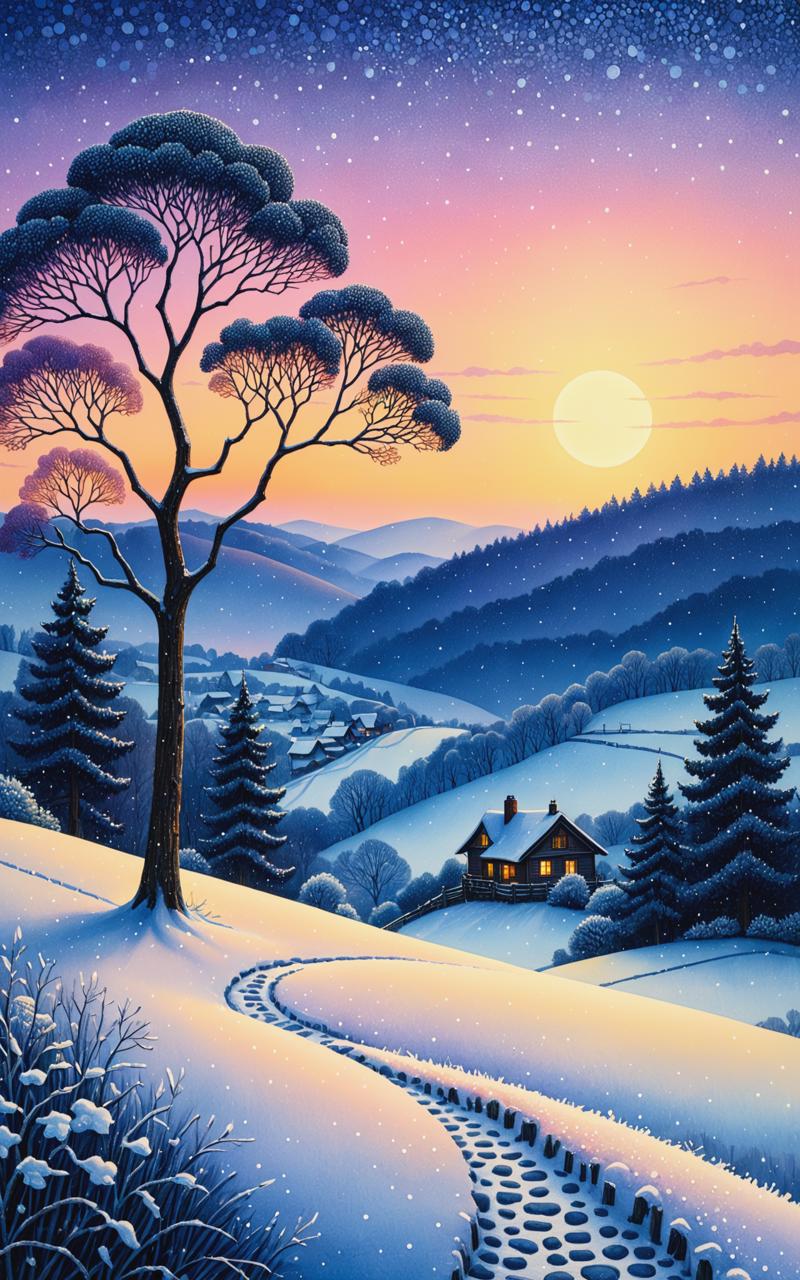 09534-509271665-December twilight landscape, zendoodle+pointillism, naive drawing, @elen_polet, oil painting, graceful strokes, winter backgroun.png